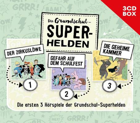 Grundschul-Superhelden, Die - Die Grundschul-Superhelden 3-CD-Box Vol. 1