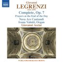 Legrenzi Giovanni - Compiete, Op.7 (Nova Ars Cantandi /...