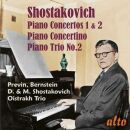 SHOSTAKOVICH Dimitri (1906-1975) - Piano Concertos 1 & 2: Concertino For Two Pianos (Andre Previn & Leonard Bernstein (Piano))