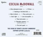 McDOWALL Cecilia (*1951) - Sacred Choral Music (Choir Of Trinity College Cambridge, The)