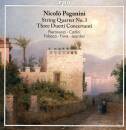 Paganini Niccolo - String Quartet No.3 - Three Duetti...