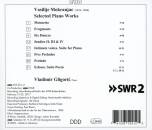 MOKRANJAC Vasilije - Selected Piano Works (Gligoric Vladimir)