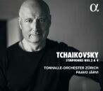 Tschaikowski Pjotr - Symphonies Nos.2 & 4 (Tonhalle-Orchester Zürich - Paavo Järvi (Dir))