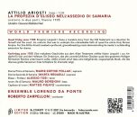 ARIOSTI Attilio (1666-1729) - La Profezia Deliseo Nellassedio Di Samaria (Ensemble Lorenzo da Ponte)