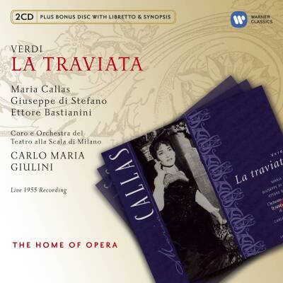 Verdi Giuseppe - La Traviata (Callas Maria / Stefano Giuseppe di / u.a. / GA / Live 1955-La Scala)