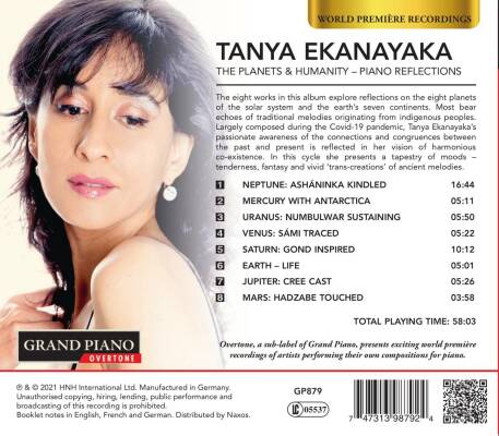 EKANAYAKA Tanya (*1977) - Planets & Humanity, The (Tanya Ekanayaka (Piano))