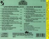 Moser Hans - Unvergesslich Hans Moser (Enthält Re-Recor