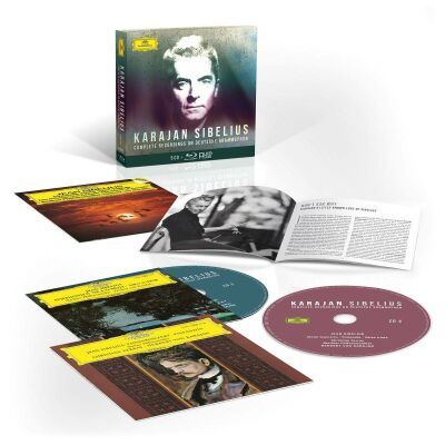 Sibelius - Karajan Sibelius: Sämtliche Aufnahmen Auf Dg (Karajan Herbert von / Ferras Christian / BPH / CD & Blu-ray)