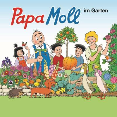 Papa Moll - im Garten
