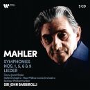 Mahler Gustav - Sinfonien Nr. 1,5,6,9,Lieder (Barbirolli John / Baker Janet u.a. / Collector´s Edition)
