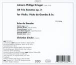 Krieger Johann Philipp - Triosonaten op.2 Nr.1-12 (Echo du Danube / Zincke Christian)