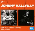 Hallyday Johnny - Coffret 2Cd:mon Pays Cest Lamour&De...