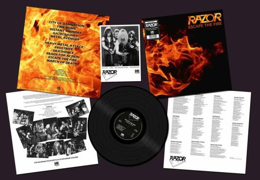 Razor - Escape the Fire (ltd Black Vinyl)