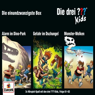 Drei ??? Kids Die - 21. / 3Er Box - Folgen 61 - 63