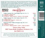 Prokofiev Sergey - VIolin Concertos Nos.1 & 2 (Tianwa Yang (Violine) - Orf VIenna Radio So)