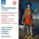 Wranitzky Paul - Orchestral Works: 3 (Czech Chamber...