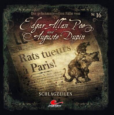 Poe Edgar Allan / Auguste Dupin - Folge 16 - Schlagzeilen