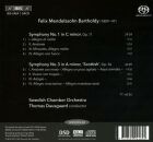 Mendelssohn Bartholdy Felix - Symphonies Nos.1 & 3 (Swedish Chamber Orchestra / Thomas Dausgaard (Dir)