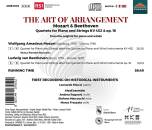 Mozart Wolfgang Amadeus / u.a. - The Art of Arrangement (Miucci Leonardo / Aleaensemble)