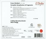 Schubert Franz - Complete Symphonies & Fragments (LOrfeo Barockorchester - Michi Gaigg (Dir))