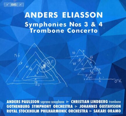 Eliasson Anders (1947-2013 / - Symphonies Nos.3 & 4 (Gothenburg So - Johannes Gustavsson (Dir)