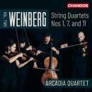 Weinberg Mieczyslaw - String Quartets Nos 1, 7, 11 (Arcadia String Quartet)