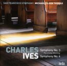 Ives Charles - Symphonien Nr. 3 & 4 (San Francisco Symphony / Tilson Thomas Michael)