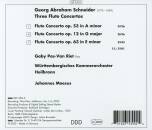 Schneider Georg Abraham - Three Flute Concertos (Pas Gaby / Riet Van)