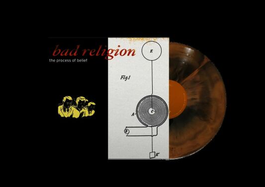 Bad Religion - Process Of Belief (Limited To 2000 Pcs In Europe / Orange and black galaxy in a g)