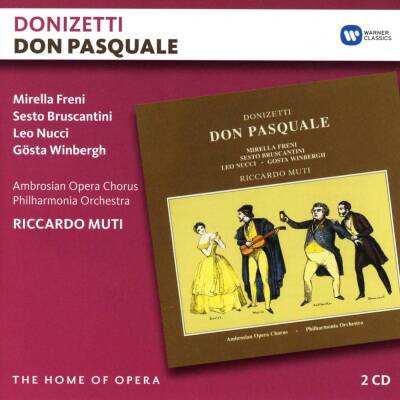 Donizetti Gaetano - Don Pasquale (Muti Riccardo / Freni Mirella / u.a. / Gesamtaufnahme)