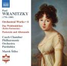 Wranitzky Paul - Orchestral Works: 4 (Czech Chamber...