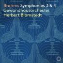 Brahms Johannes - Symphonies 3 & 4 (Gewandhausorchester - Herbert Blomstedt (Dir)