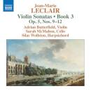 Leclair Jean Marie - Violin Sonatas: Book 3 (Butterfield...