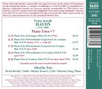 Haydn Joseph - Piano Trios Nos.16, 19, 35, 37 And 41 (Oberlin Trio)