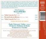 Malipiero Gian Francesco - VIolin Concertos: Per Una Favola Cavalleresca (Paolo Chiavacci (Violine))