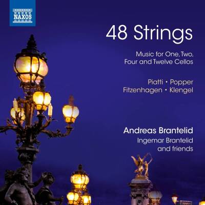 Piatti / Popper / Fitzenhagen /  - 48 Strings: Music for 1, 2, 4 & 12 Cellos (Brantelid Andreas / Concerto Copenhagen)