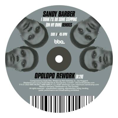 Barber Sandy - I THINK I´LL DO SOME STEPPING (ON MY OWN REMIXES)