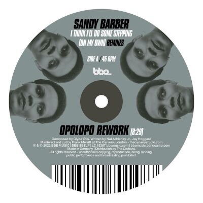 Barber Sandy - I Think Ill Do Some Stepping (On My Own / Remixes)