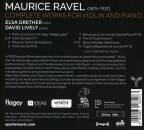 Ravel Maurice - Complete Works For Violin And Piano (Grether/Lively)