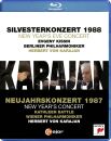 Tchaikovsky - Prokofiev - Strauss I & II - U.a. - Neujahreskonzert 1987 & Silvesterkonzert 1988 (Karajan Herbert von / Blu-ray)