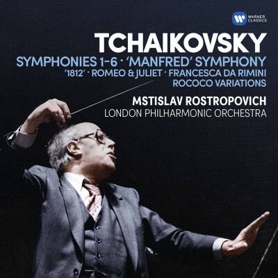 Tschaikowski Pjotr - Sinfonien/Ouvertueren/Rococo-Variationen (Rostropowitsch Mstislav / London Philharmonic Orchestra)