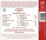 Vanhal Johann Baptist - Symphonien: Vol.5 (Czech Chamber Philharmonic Orchestra Pardubice)