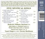 Vaughan Williams Ralph / u.a. - Five Mystical Songs (Vasari Singers / Backhouse Jeremy)
