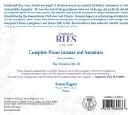 Ries Ferdinand - Complete Piano Sonatas and Sonatinas (Kagan Susan / Primakov Vassily)