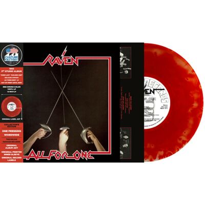 Raven - All For One (Cloudy Black & Red Vinyl)