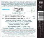 Mozart Wolfgang Amadeus - Mass No. 18 ´Great´ & Missa Brevis ´Spaur´ (WDR Rundfunkchor Köln / Deutsches Radio Kammerorchester)