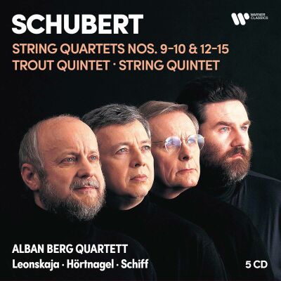 Schubert Franz - Streichquartette 9&10, 12-15, Forellenquintett (Alban Berg Quartett/Leonskaja/Schiff/Hörtnagel / Collector´s Edition/Clamshell)