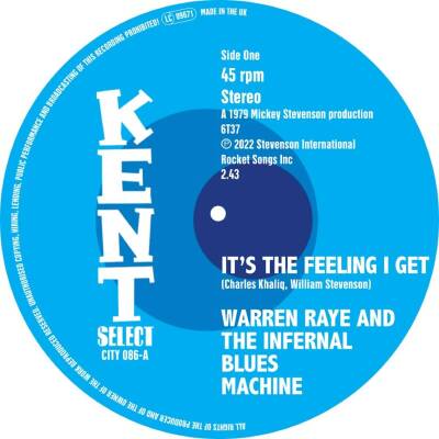 Raye Warren & the Infernal Blues Machine - It´s The Feeling I Get (7inch Single)