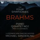 Brahms J. - Sinfonien 1-4,Klavierquartett Nr.1 (Sanderling Michael / Luzerner SO / Orch.)