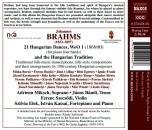 Brahms J. - Hungarian Dances And The Hungarian Tradition (Adrienn Miksch (Sopran) - János Bándi (Tenor / Traditional folk-music transcriptions, folk-style compositions and their arrangements by 19th-centur)